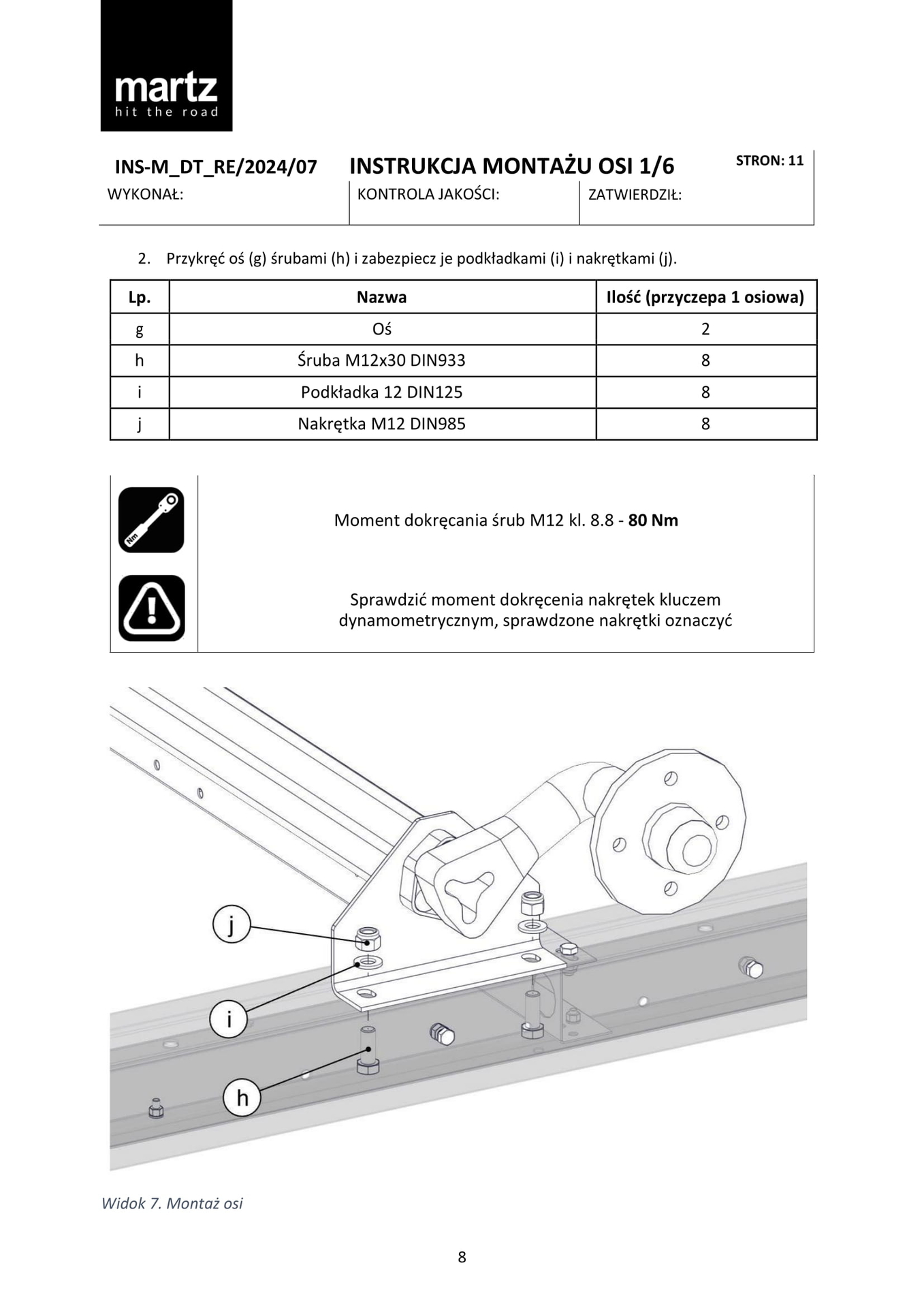 1. INST MONTAŻU OSI_ECO-08