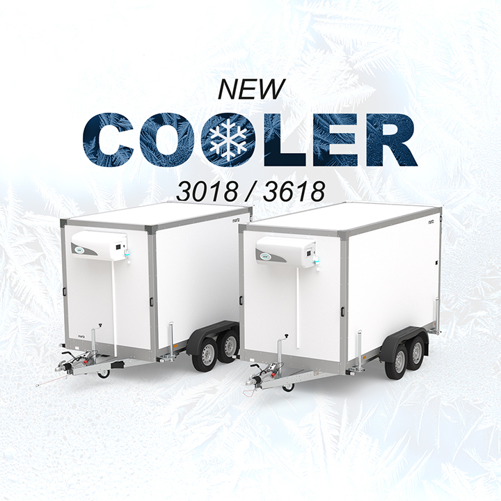 Nowe rozmiary przyczep chłodniczych martz COOLER